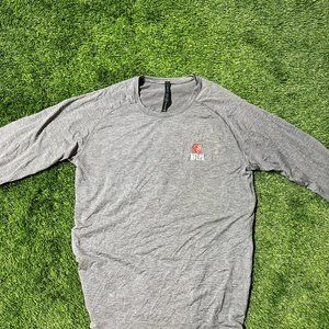 grey Lululemon NFLPA authentic long sleeve shirt.